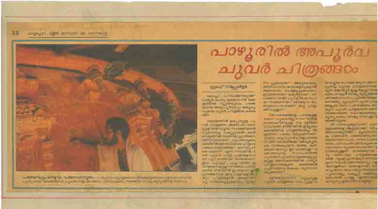 33rd Paper Report About Saju Thuruthil